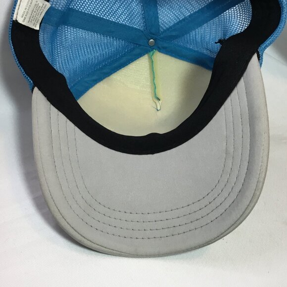 Flow Factory Mount Ashland Hat Cap Snap Back Blue Trucker Mesh Art Unisex O/S - Picture 6 of 8